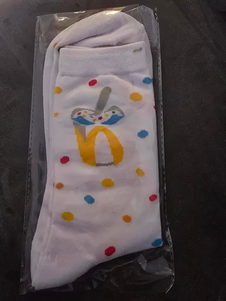 Nieuw Mc Donald's Mc Flurry sokken Maat 43-46, Kleding | Heren, Wit, Ophalen of Verzenden, McDonald's, Nieuw