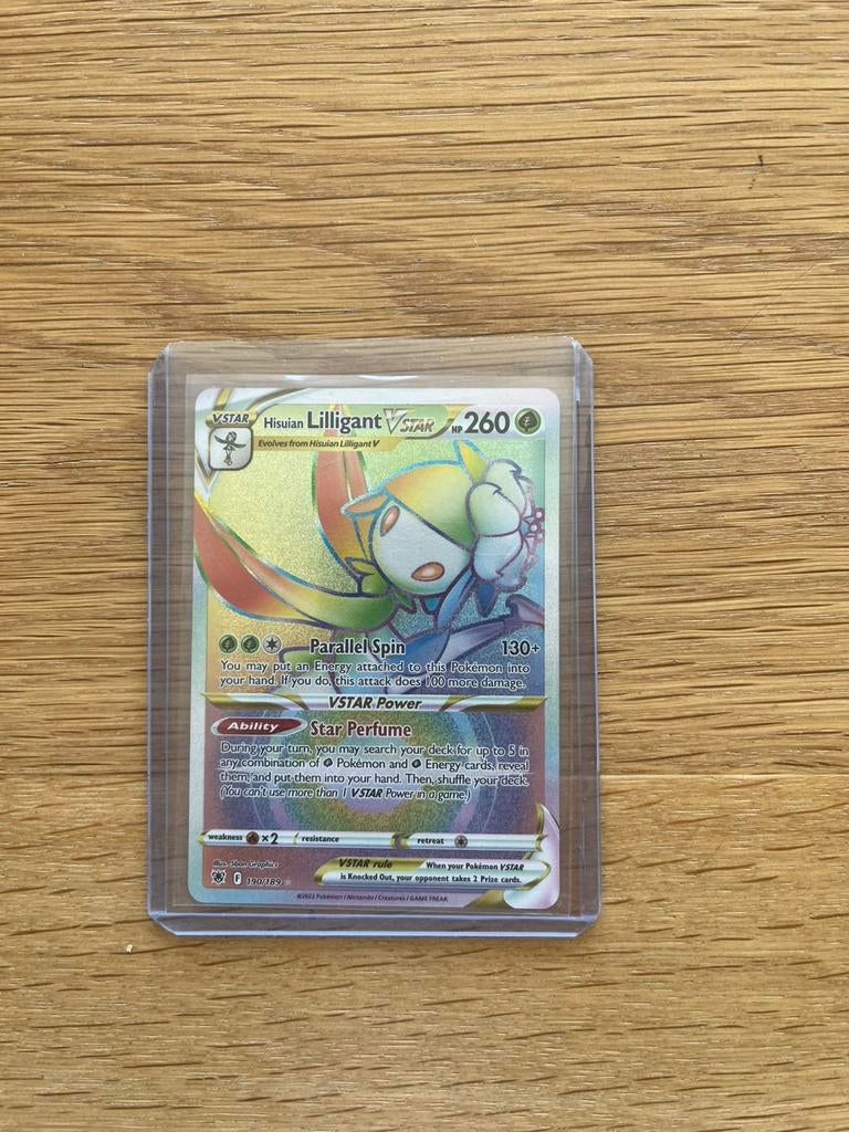 Pokémon Hisuian Lilligant VSTAR – Holo, Ophalen of Verzenden, Zo goed als nieuw