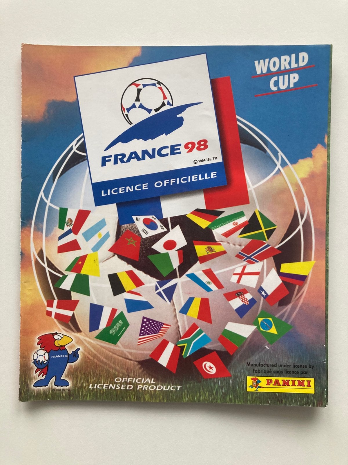 Panini France 98 - WK 1998 - Officiële Herdruk, Ophalen of Verzenden, Gebruikt, Buitenlandse clubs, Poster, Plaatje of Sticker