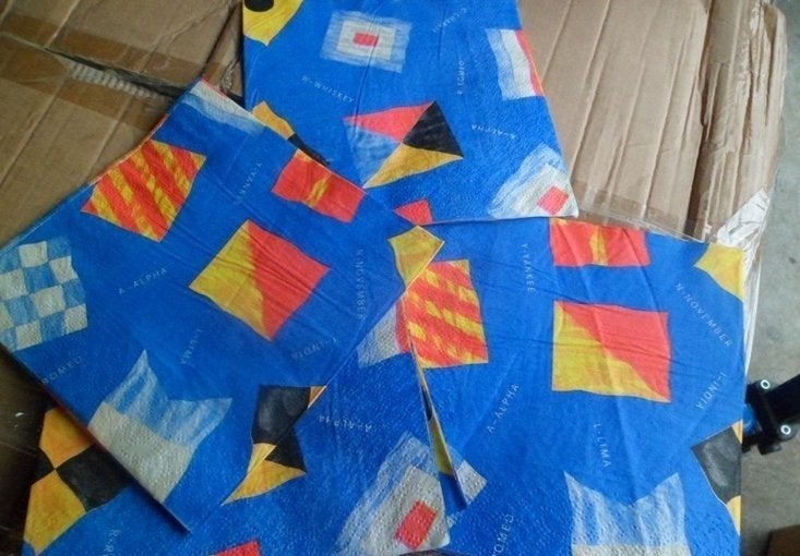 Partij servetten vlaggen 25 stuks per pakje, Diversen, Rommelmarktspullen, ., Nieuw, Ophalen of Verzenden, .