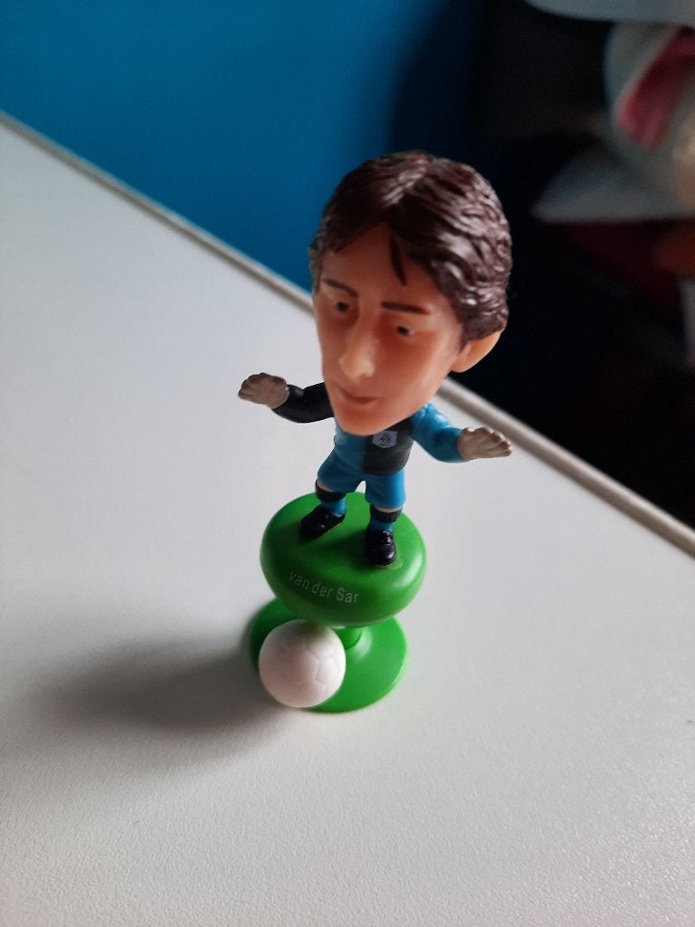 voetbalpoppetje van der Sar, Verzamelen, Ophalen of Verzenden