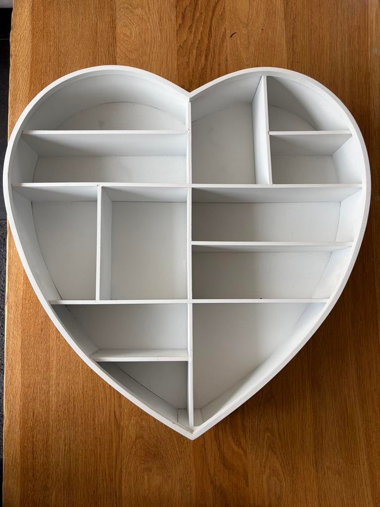 Hart vormige letterbak 60 x 60, Huis en Inrichting, Ophalen, Zo goed als nieuw