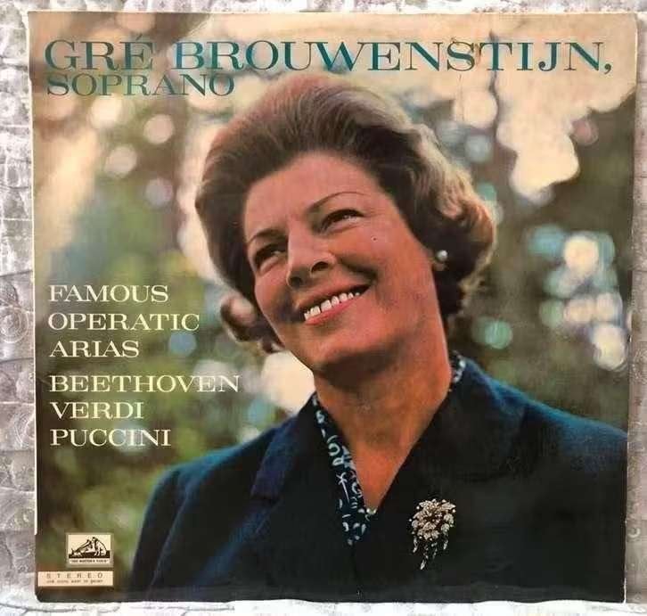 LP Gré Brouwenstijn – Soprano , Vinyl Elpee SCLPH 113, Opera of Operette, Ophalen of Verzenden, Zo goed als nieuw, Romantiek