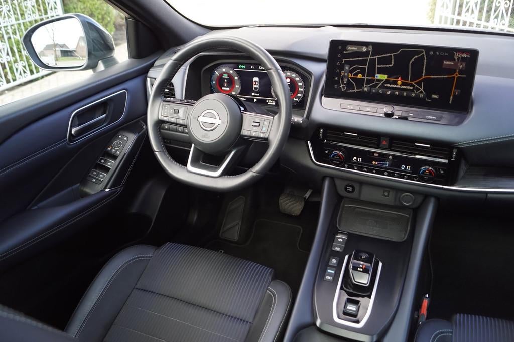 Nissan Qashqai 1.5 e-Power Tekna Plus Autom Panodak Leder St, 1497 cc, Gebruikt, Leder en Stof, Origineel Nederlands