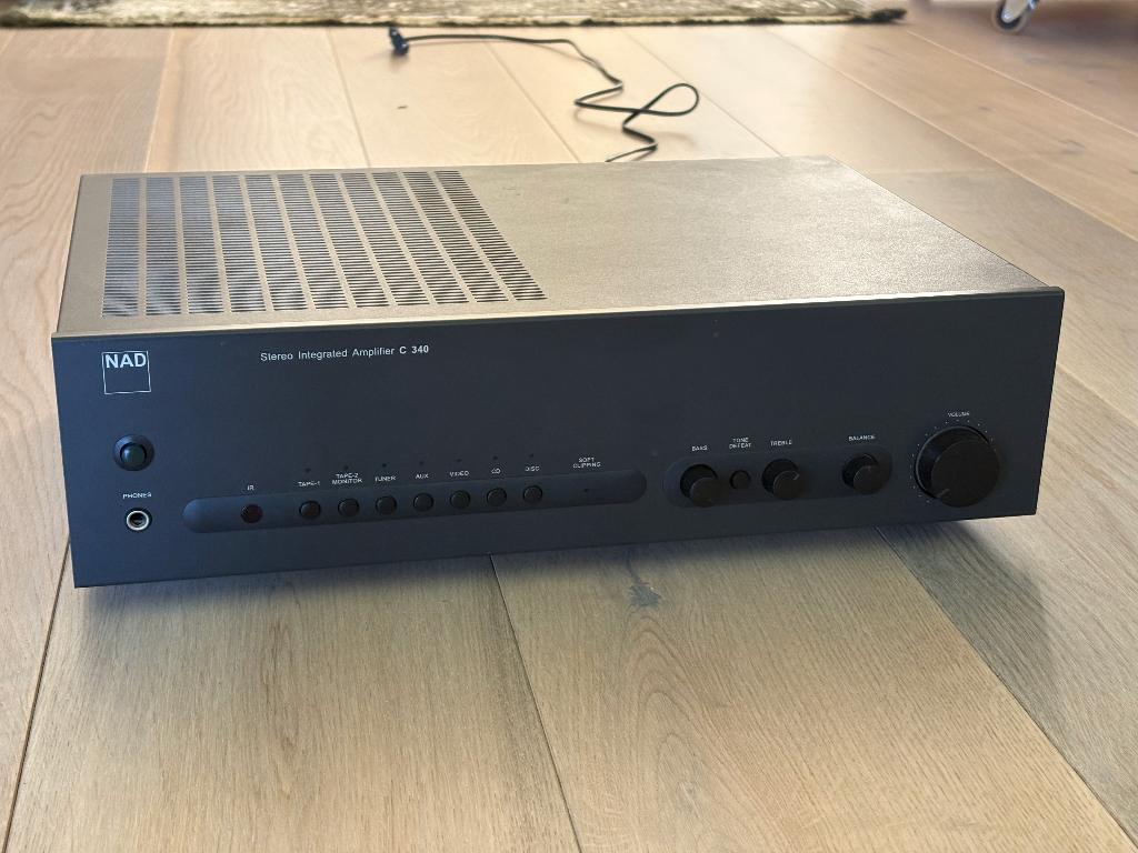 NAD C 340 stereo versterker, Zo goed als nieuw, 120 watt of meer, Stereo, Ophalen