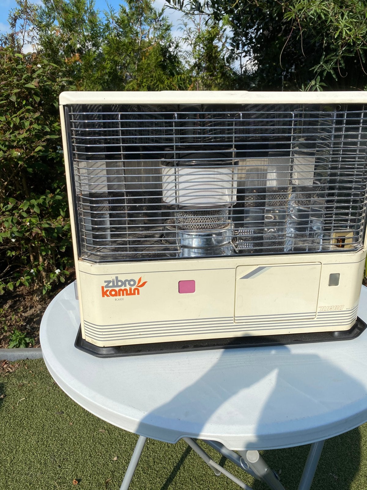 Zibro kamin RCA100oliekachel wit, Huis en Inrichting, Ophalen of Verzenden, Gebruikt