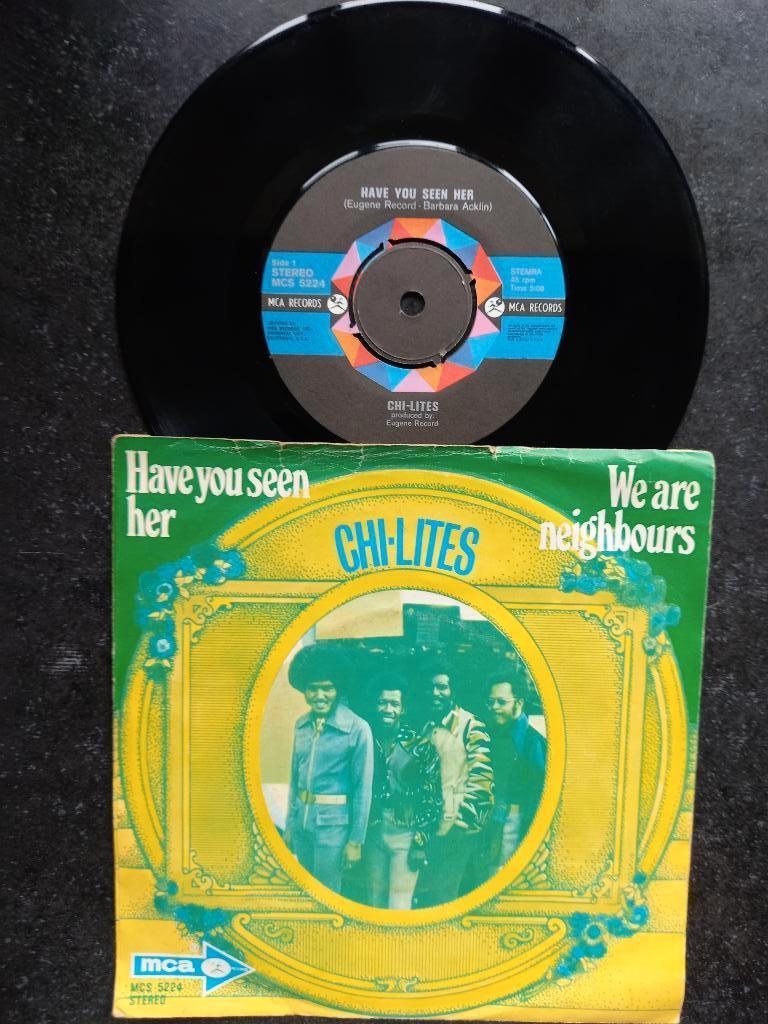The Chi-Lites - Have You Seen Her 1972, Gebruikt, 7 inch, Single, Ophalen of Verzenden