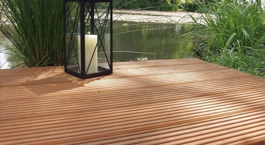Gezocht: 25 m2 vlonder | hout of composiet, Ophalen, Gebruikt, Hout