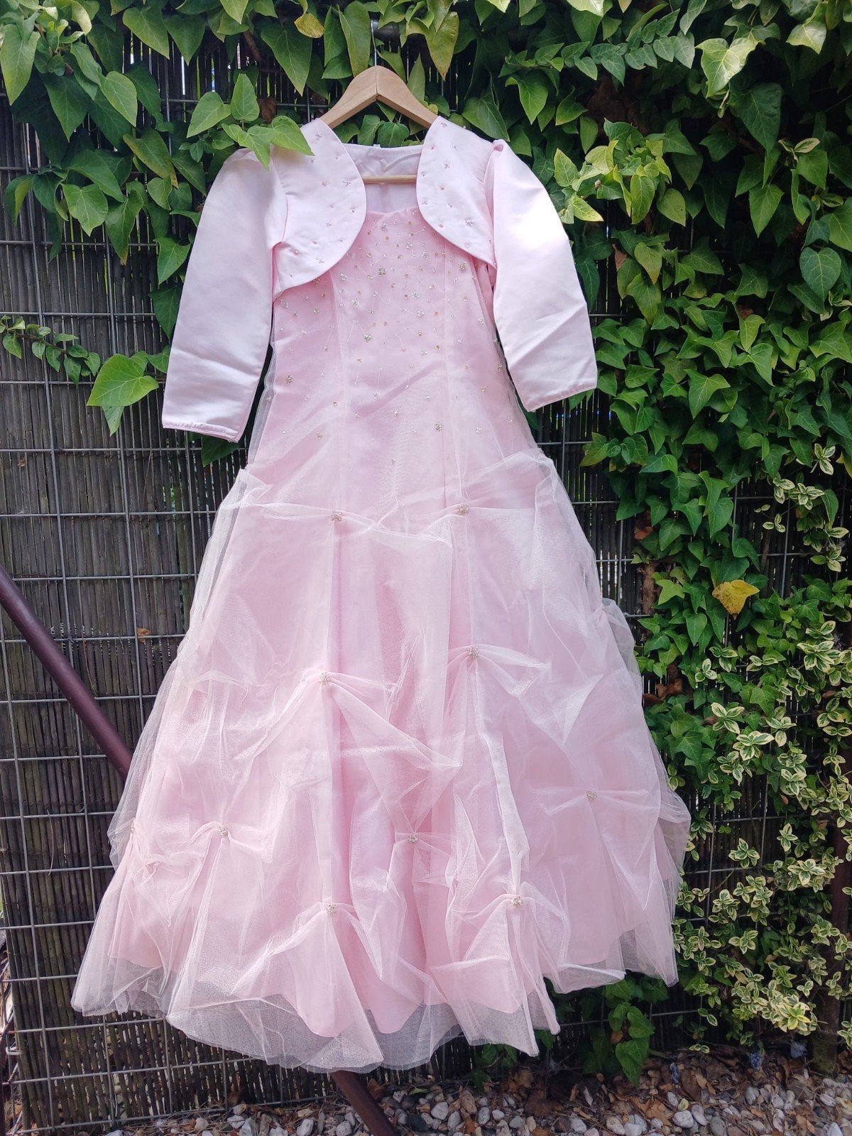 Roze feestjurk, Kleding | Dames, Ophalen, Zo goed als nieuw, Maat 34 (XS) of kleiner, Roze