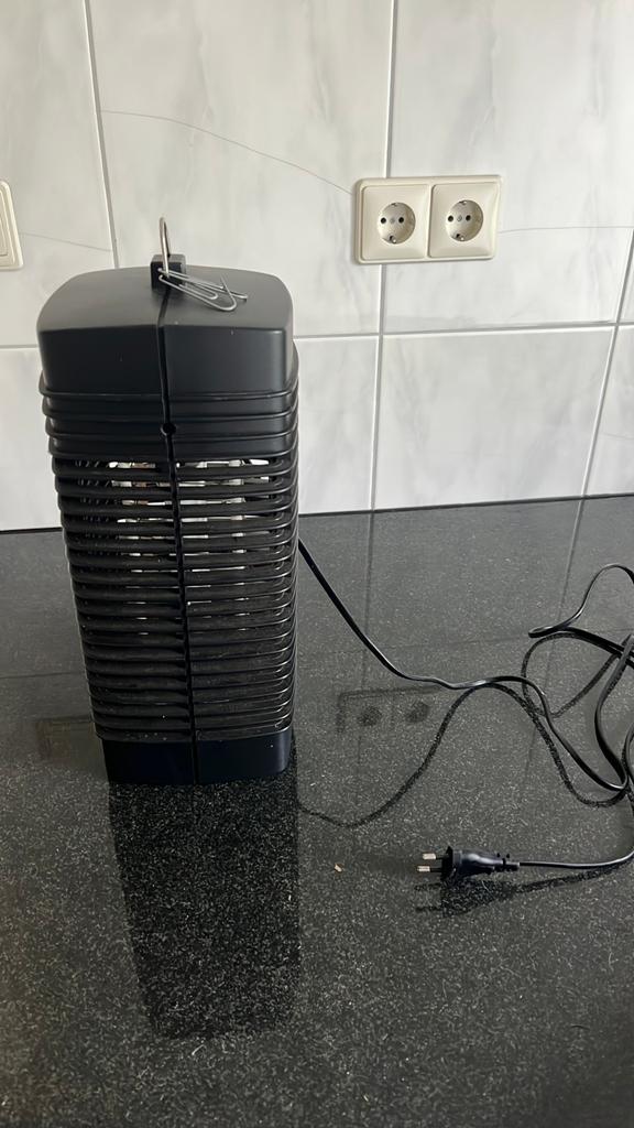 Anti insecten lamp, Ophalen