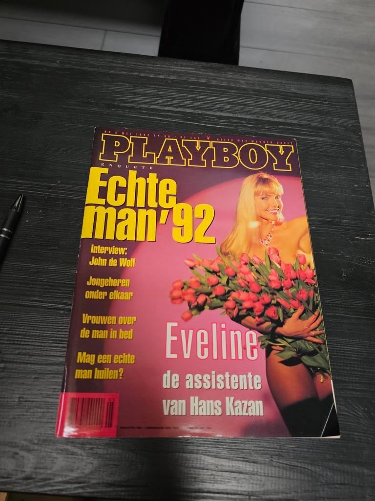 Playboy Magazine Mei 1992 - Eveline, assistente Hans Kazan, Boeken, Ophalen of Verzenden, Gelezen, Overige typen