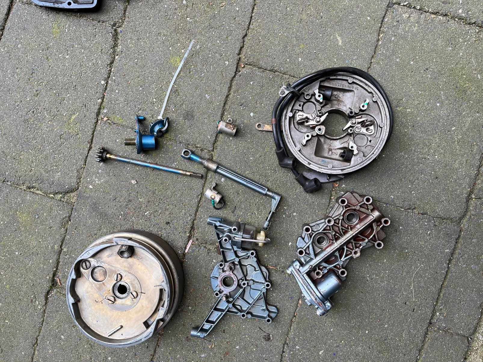 Onderdelen 6 pk evinrude oud model 2 takt, Ophalen of Verzenden, Gebruikt, Motor en Techniek