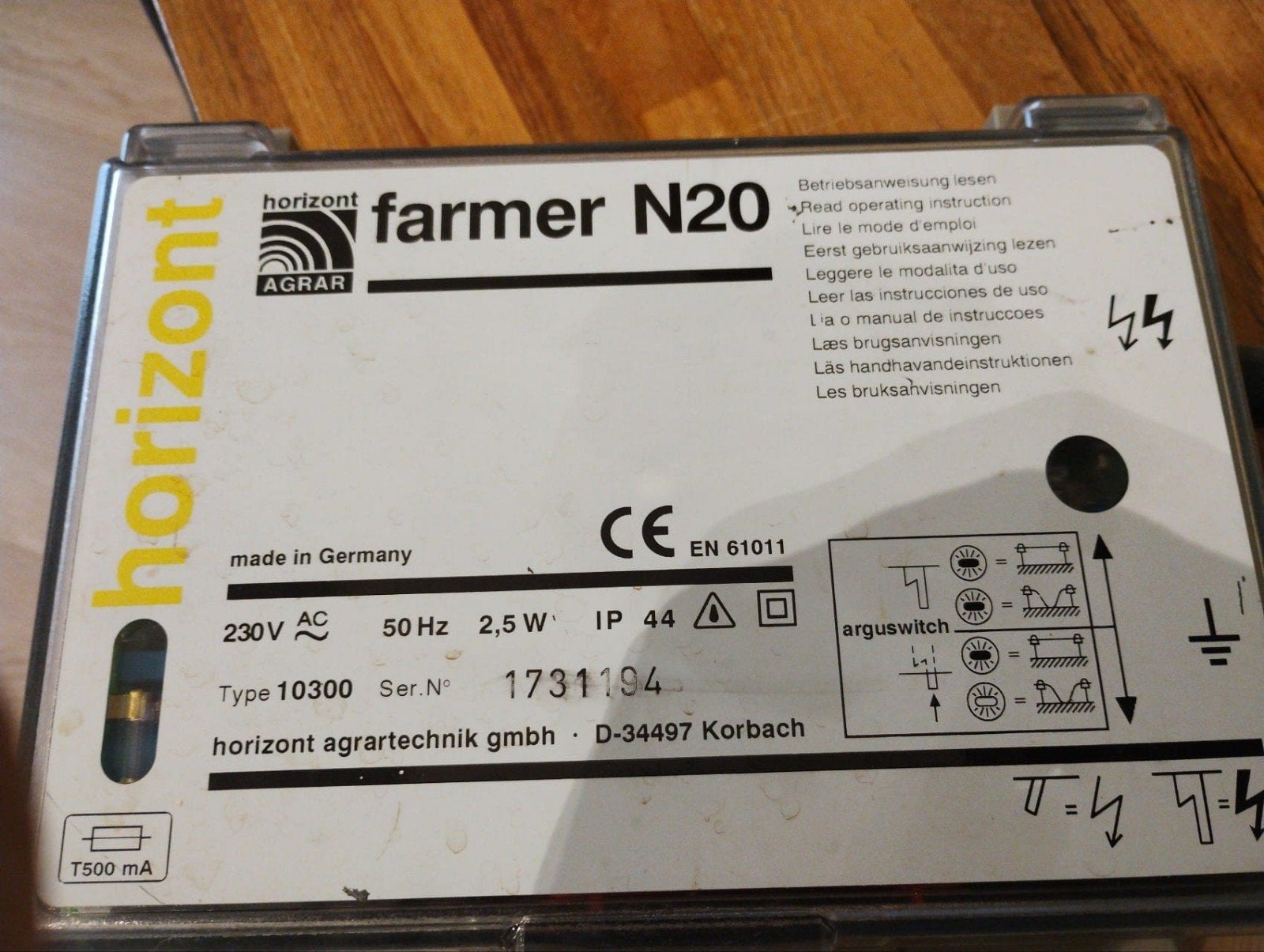 Horizon Farmer N20 schrikdraadapparaat, Dieren en Toebehoren, Stalling en Weidegang