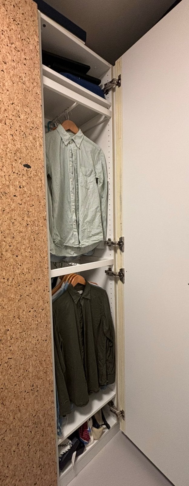 IKEA Pax hoekelement wit 35 cm diep en 236 hoog, Ophalen, Zo goed als nieuw