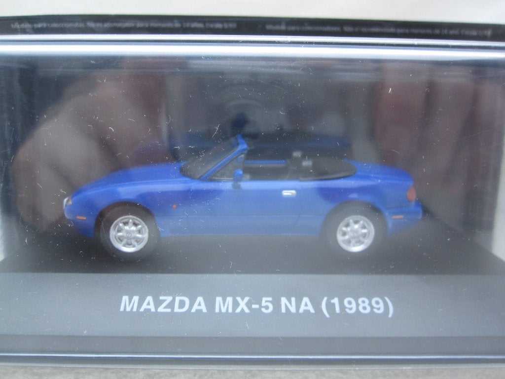 Mazda MX-5 1989 rood 1:43 Atlas, Ophalen of Verzenden, Nieuw, Auto, Overige merken