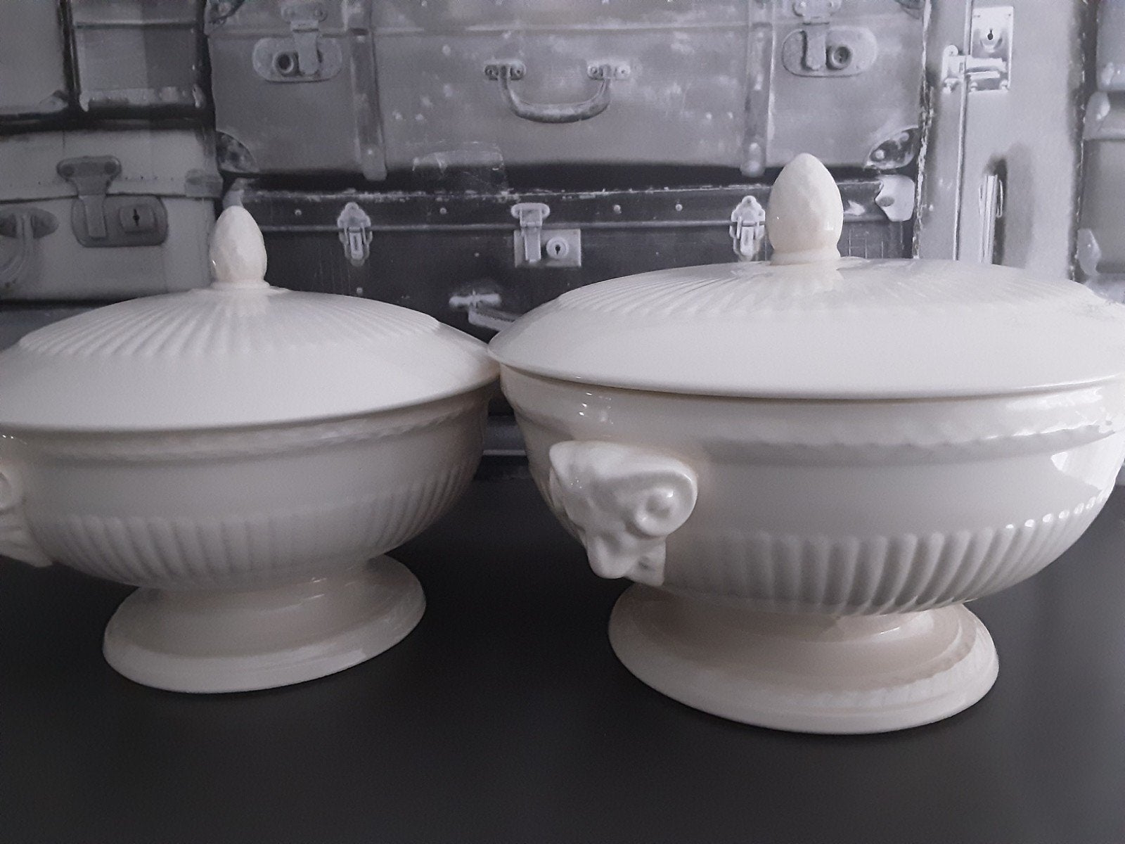 wedgwood Edme dekschalen in perfecte staat, Ophalen, Zo goed als nieuw, Aardewerk, Overige typen