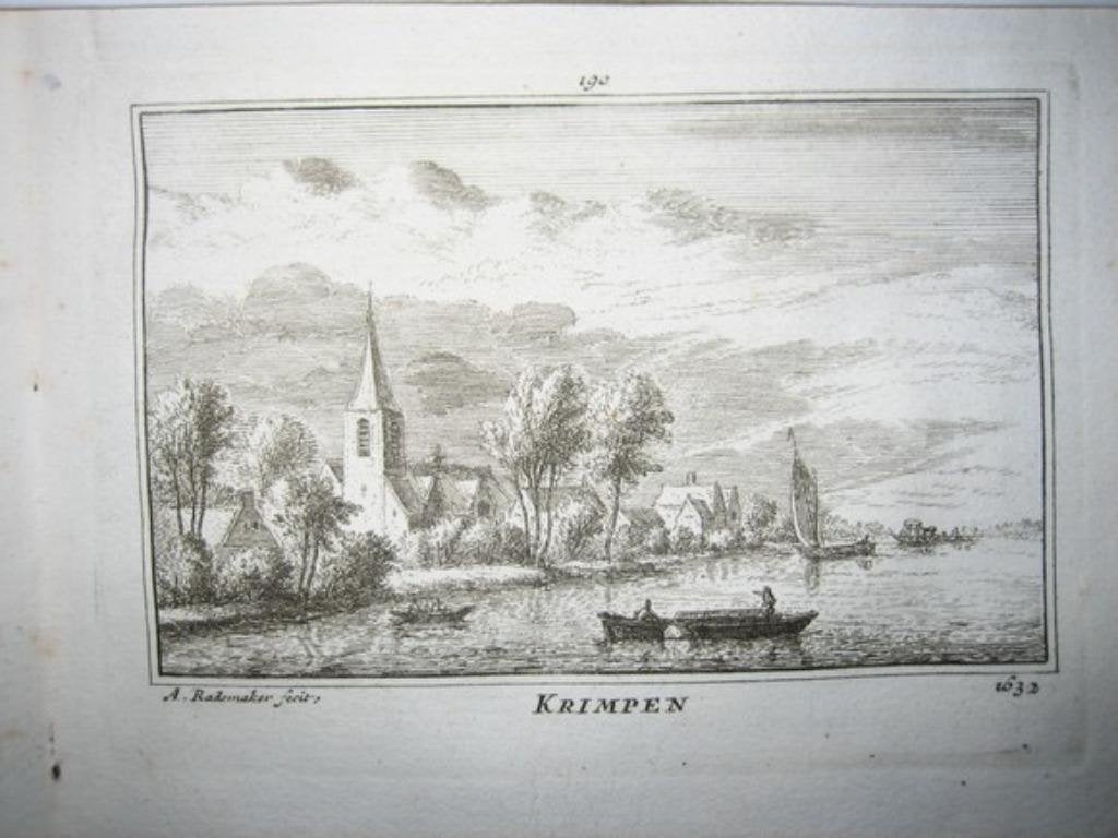 190 / Krimpen Kopergravure 18e eeuw, Ophalen of Verzenden
