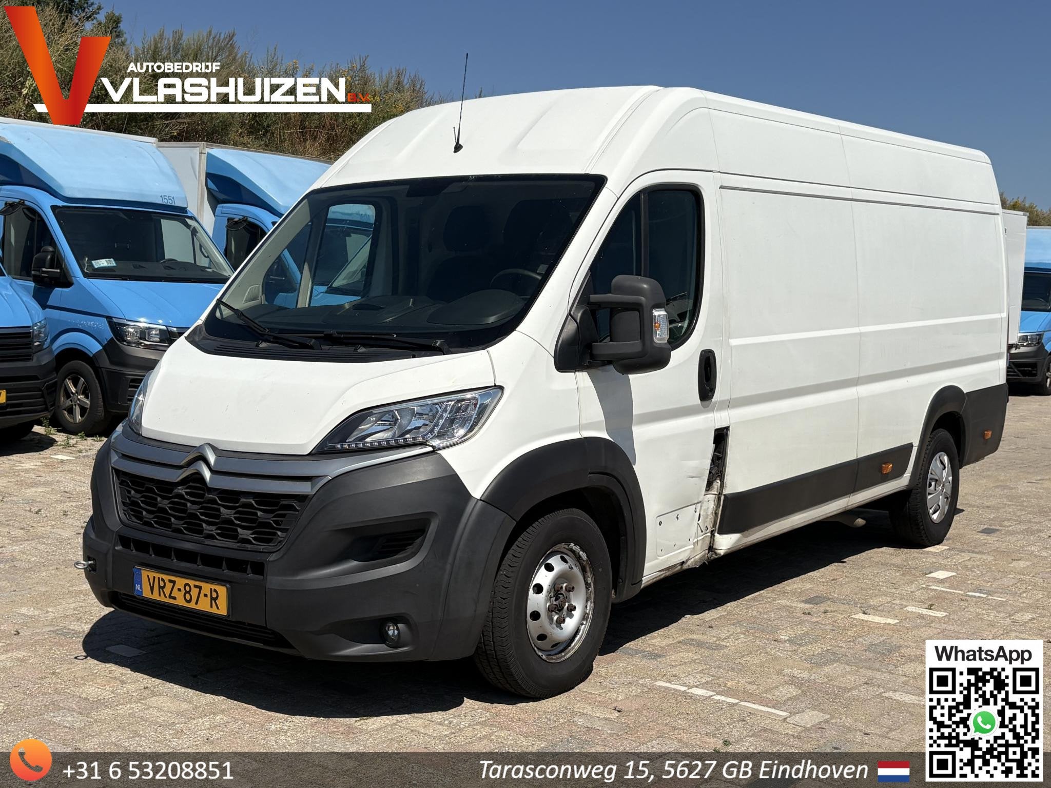 Citroen Jumper 35 2.2 BlueHDi 165 L3H2 Driver Zwaar | € 6., Auto's, Voorwielaandrijving, Stof, Gebruikt, Euro 6