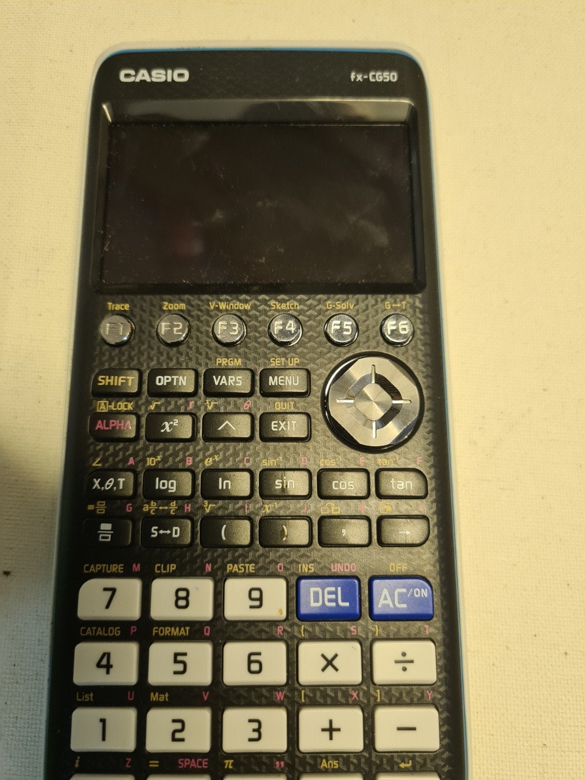 Casio fx cg50, Ophalen