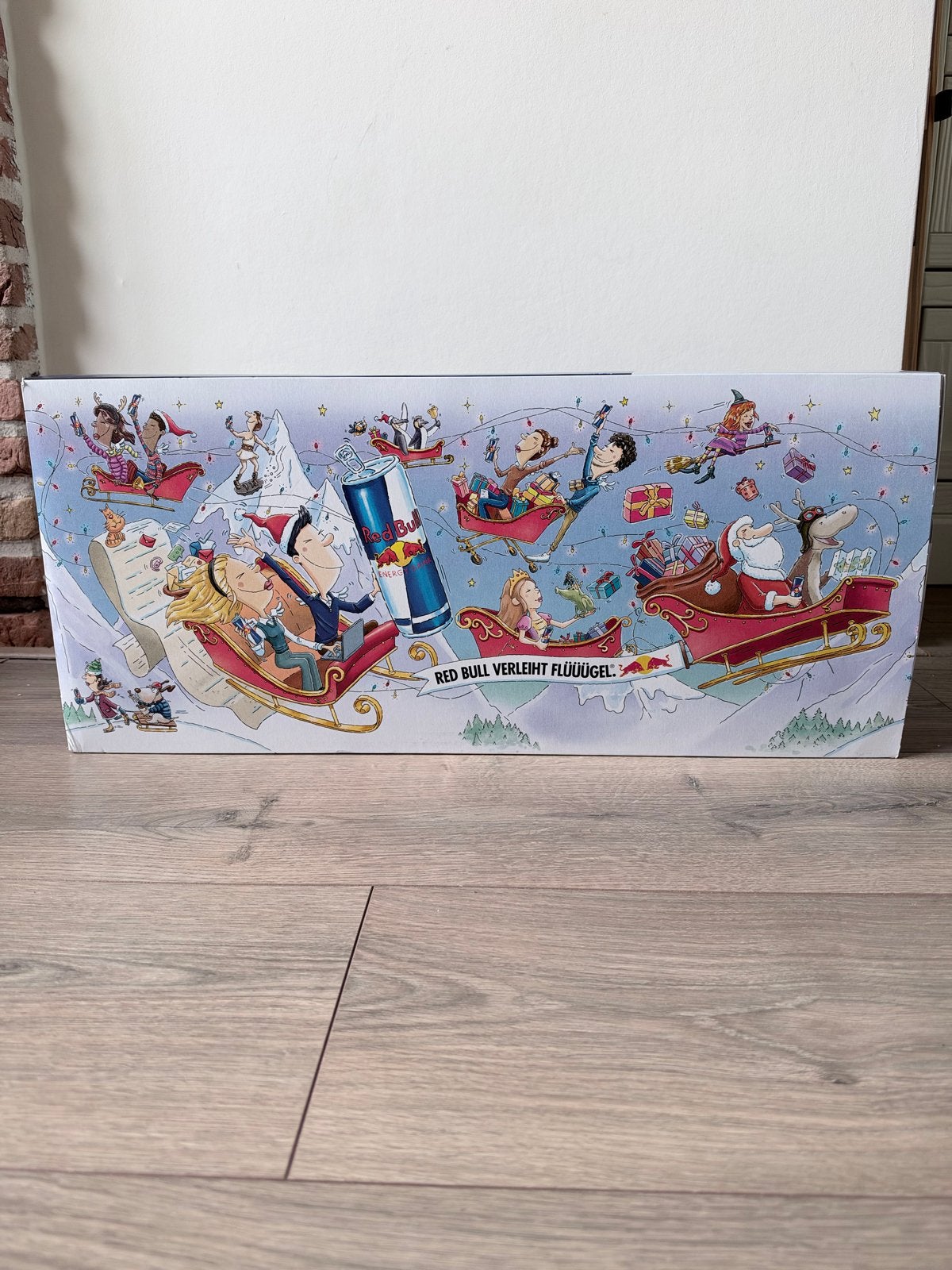 Redbull adventkalender, Ophalen