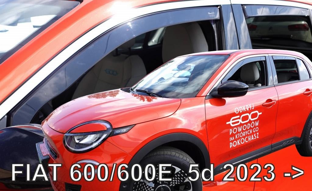 fiat zijwindschermen donker pasvorm raamspoilers oa punto, Ophalen of Verzenden