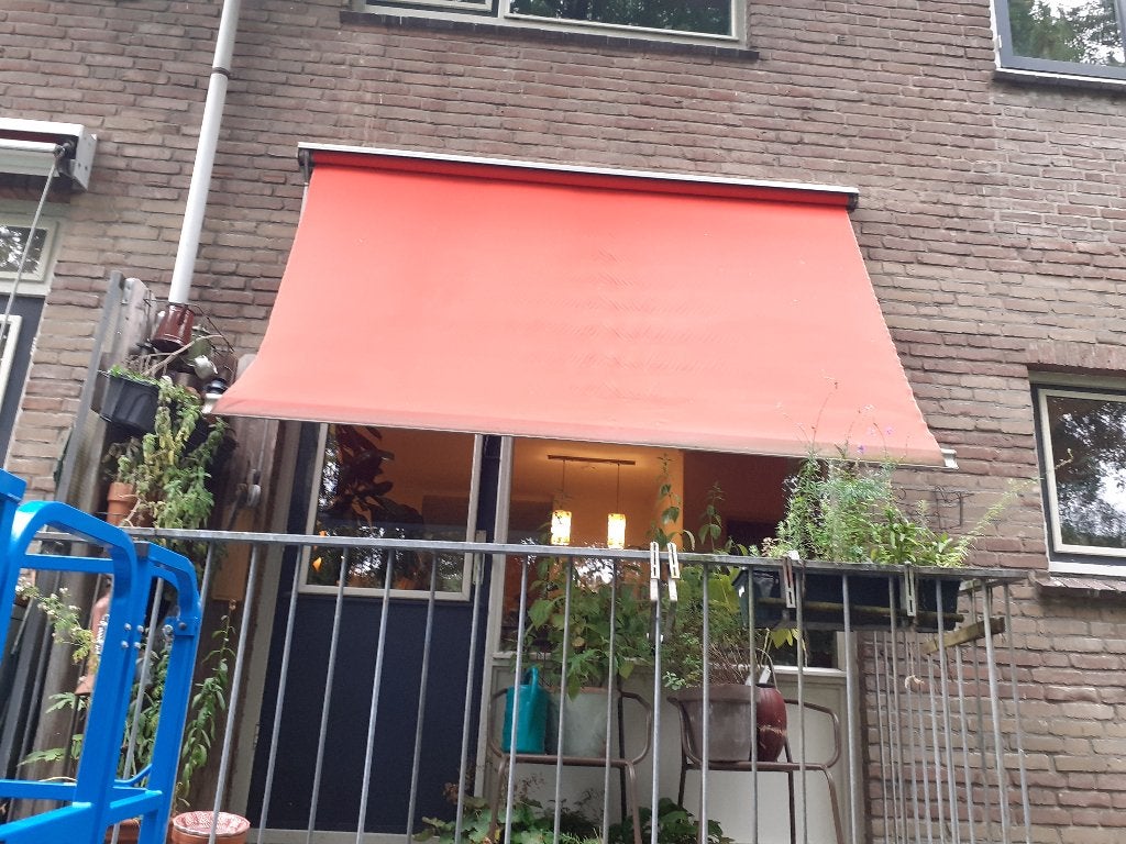 goed werkend zonnescherm, Tuin en Terras, Ophalen, Gebruikt, Minder dan 250 cm, Uitvalscherm