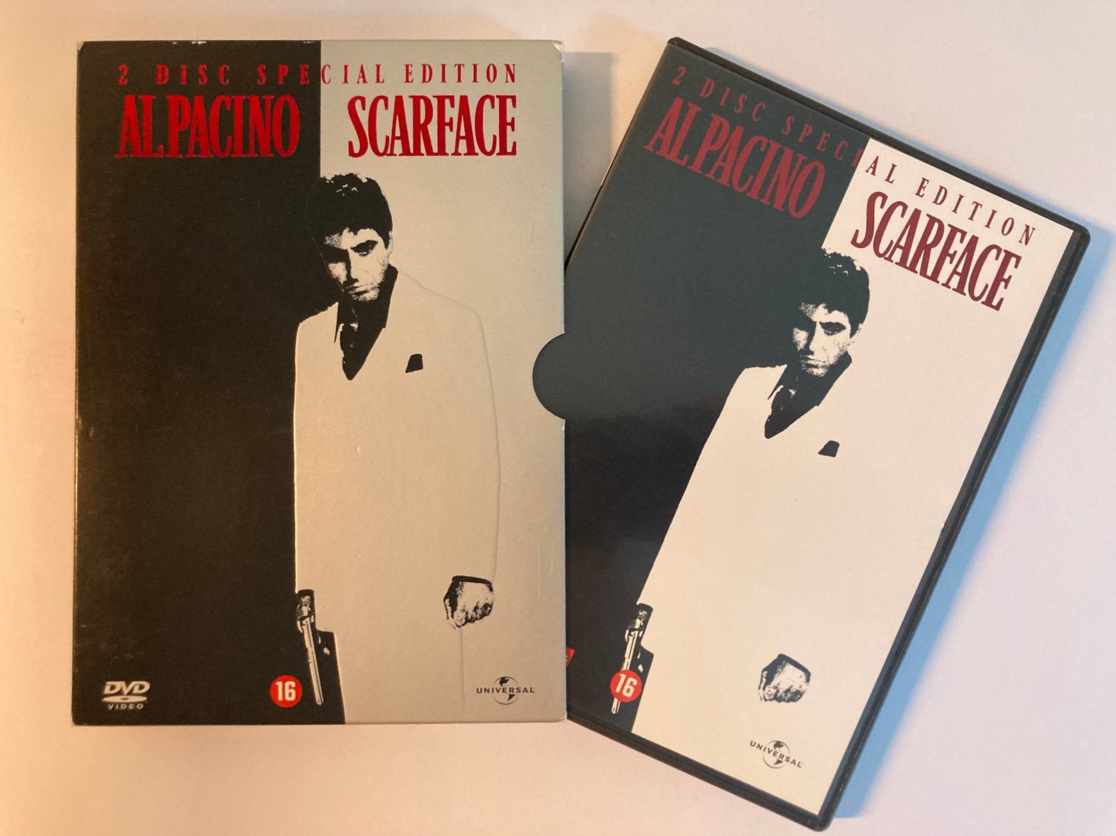 Scarface, 1983 / 2x DVD / Special Edition / Brian De Palma, Vanaf 16 jaar, 1980 tot heden, Ophalen of Verzenden, Zo goed als nieuw
