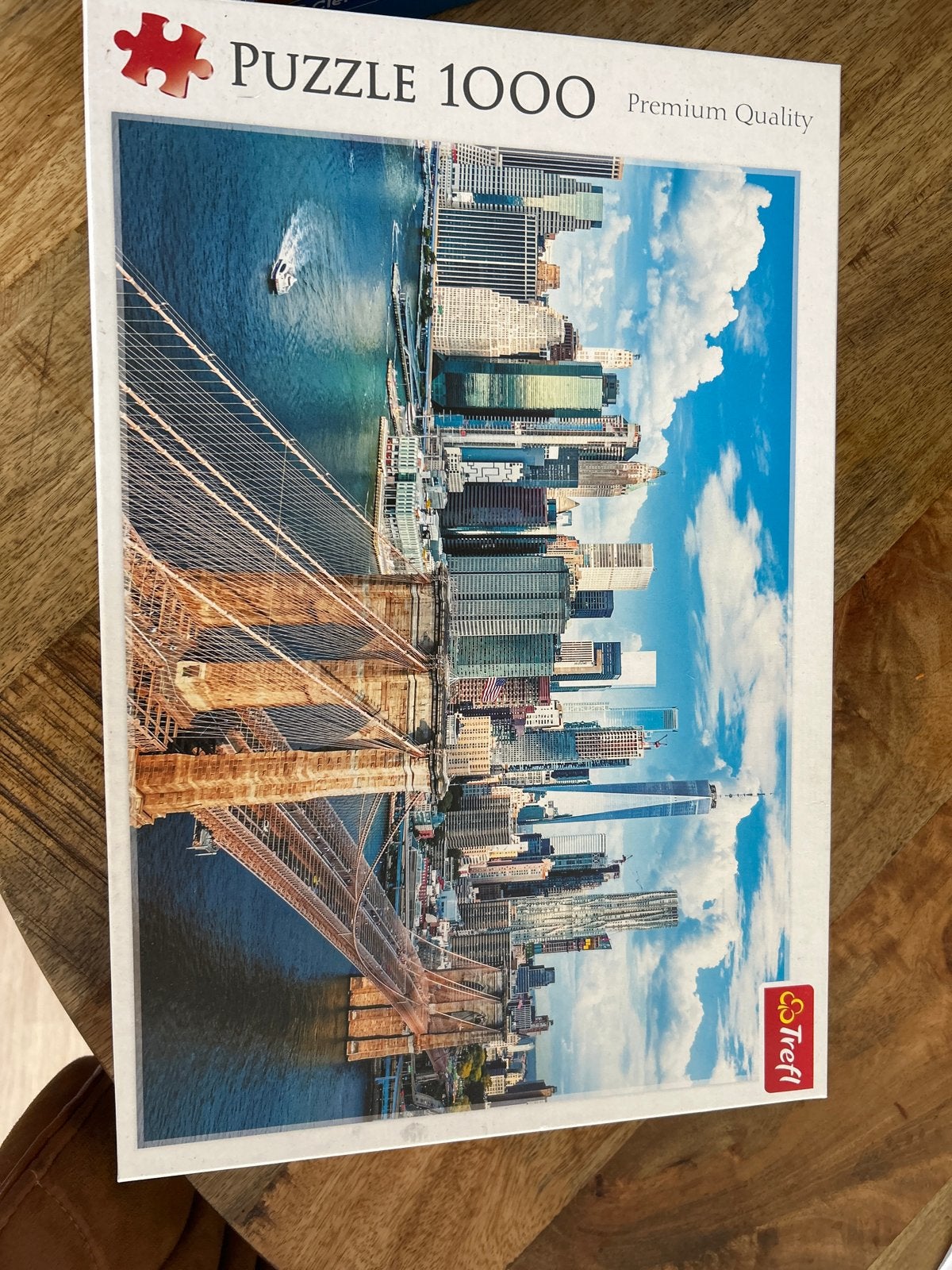 Gratis  Legpuzzel 1000 stukjes - New York City, Ophalen, 500 t/m 1500 stukjes, Zo goed als nieuw, Legpuzzel