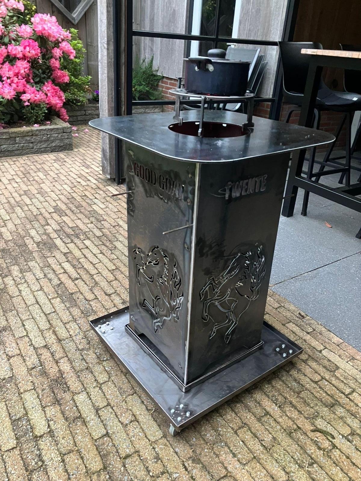 Nieuwe BBQ / Cortenstal - Twente design, ongebruikt, Ophalen of Verzenden, Nieuw