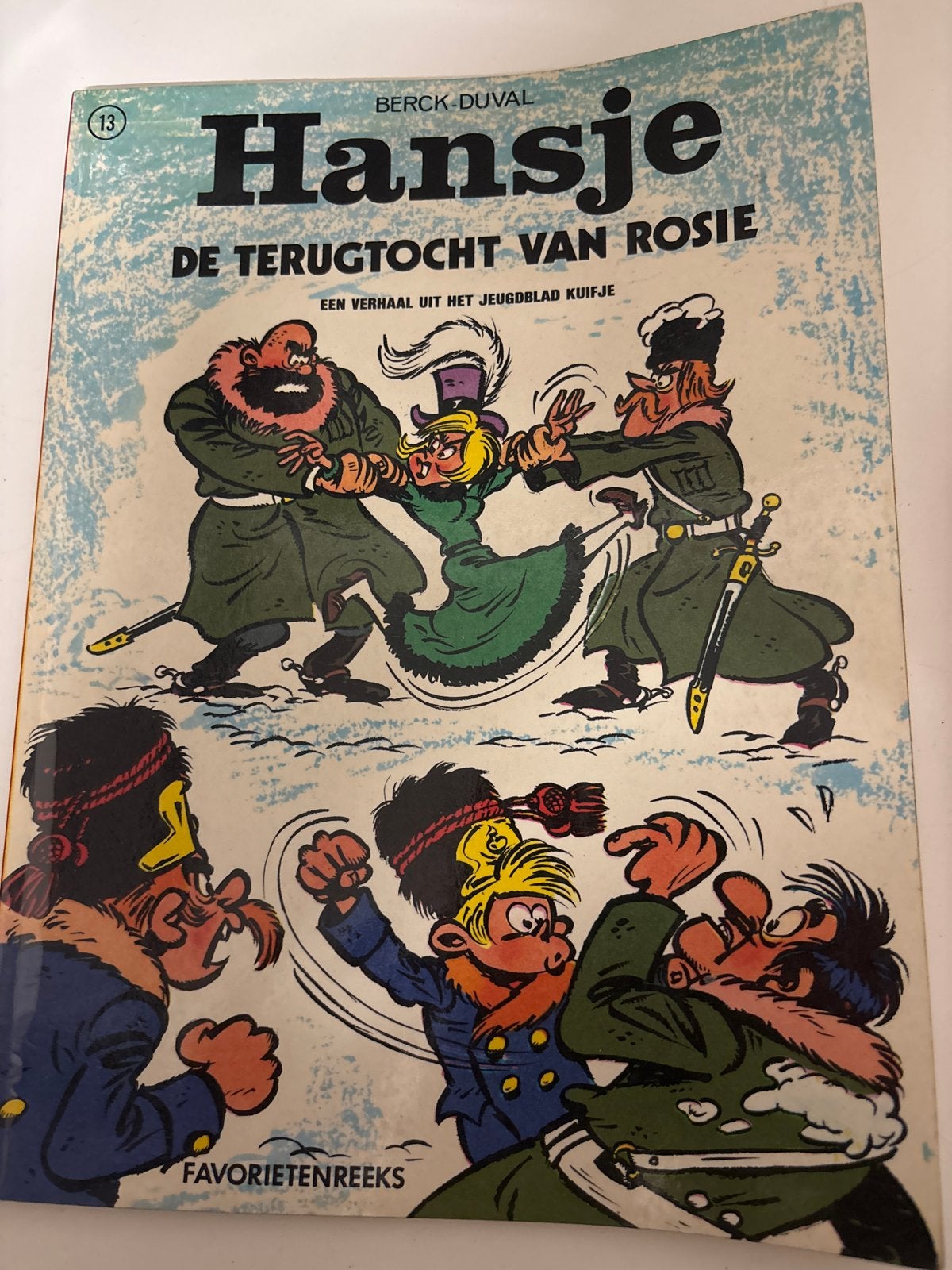 Hansje: De Terugtocht van Rosie - Kuifje Favorietenreeks, Eén stripboek, Ophalen of Verzenden, Gelezen