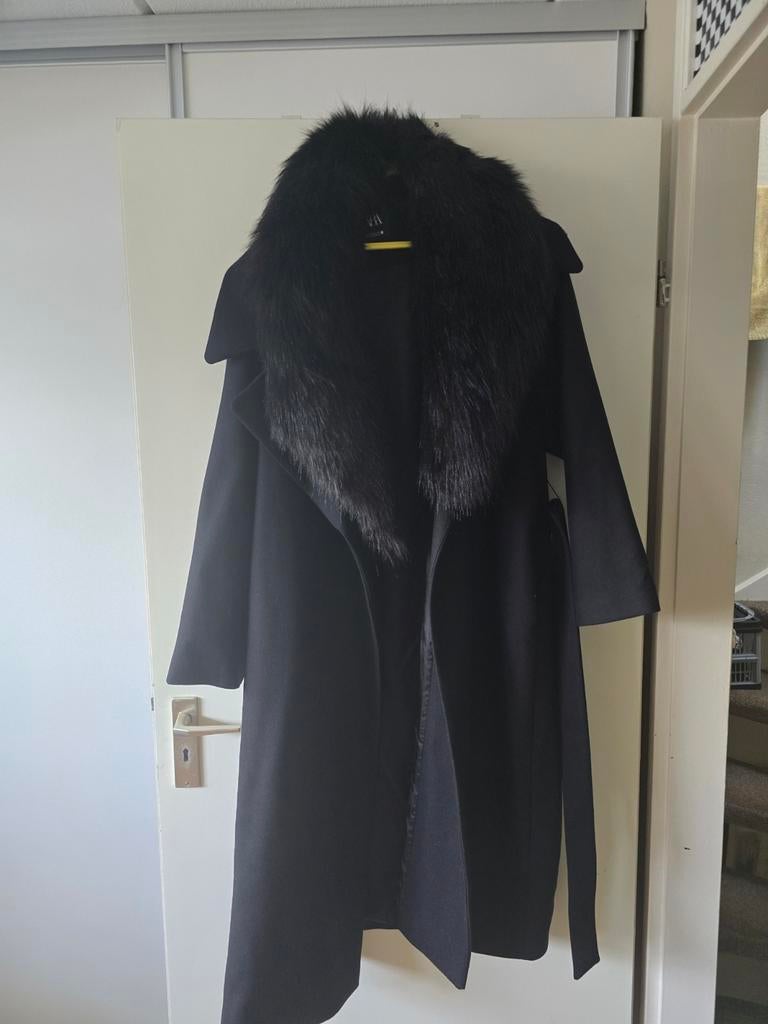 Zara mantel, Ophalen of Verzenden, Nieuw, Maat 46/48 (XL) of groter, Zwart