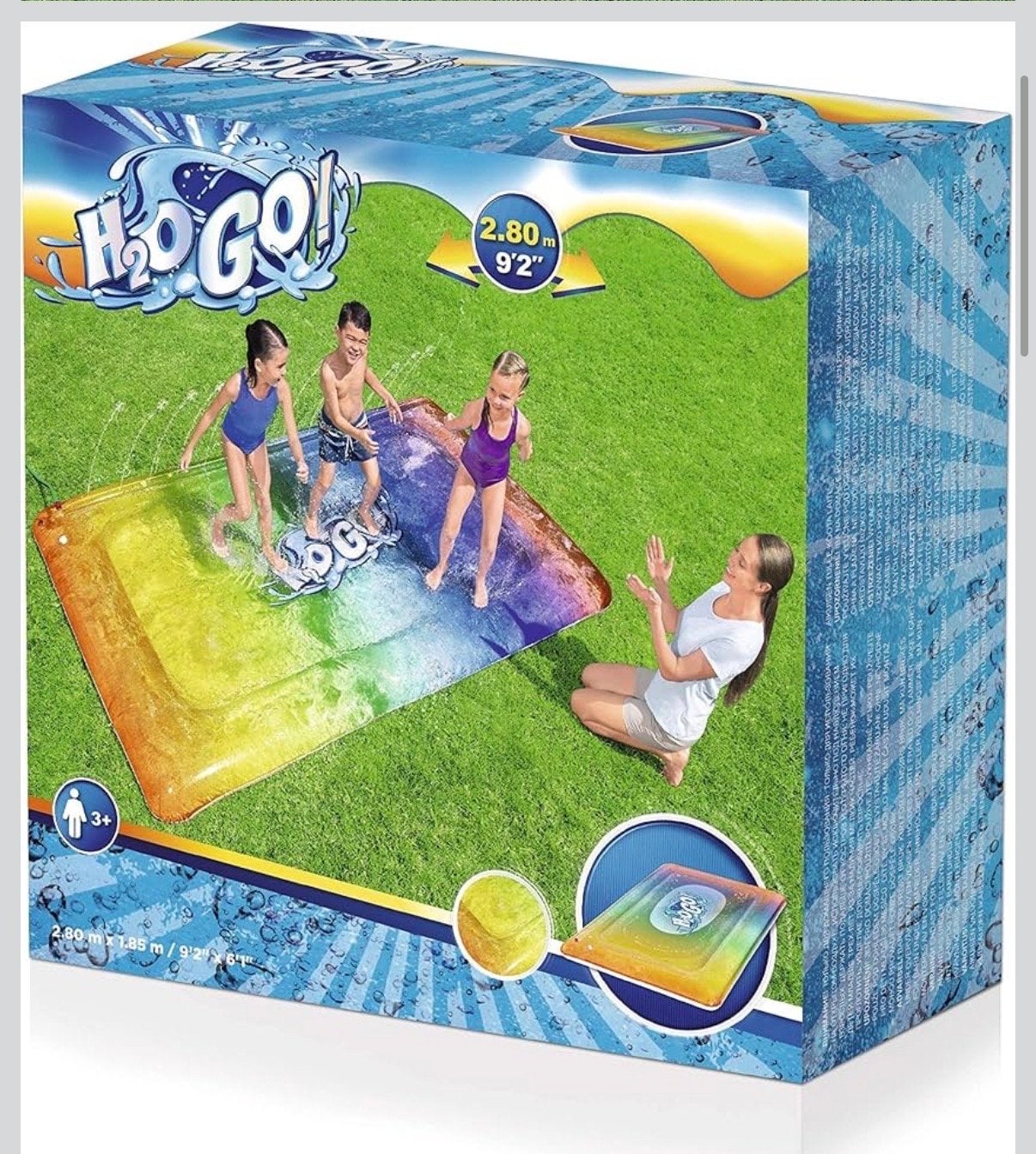 Bestway H2OGO! Splash Pad Regenboog Waterspeelmat, Ophalen, Nieuw