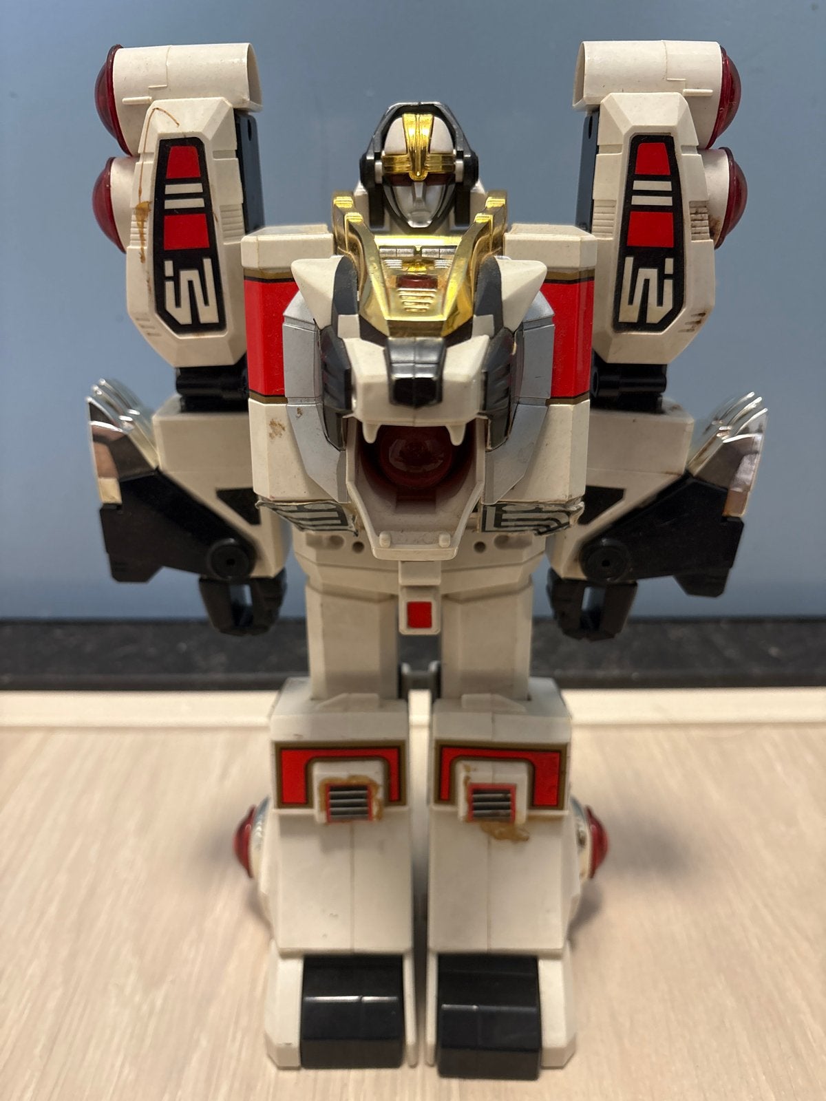 Vintage Power Rangers White Tigerzord, Verzamelen, Ophalen of Verzenden, Gebruikt