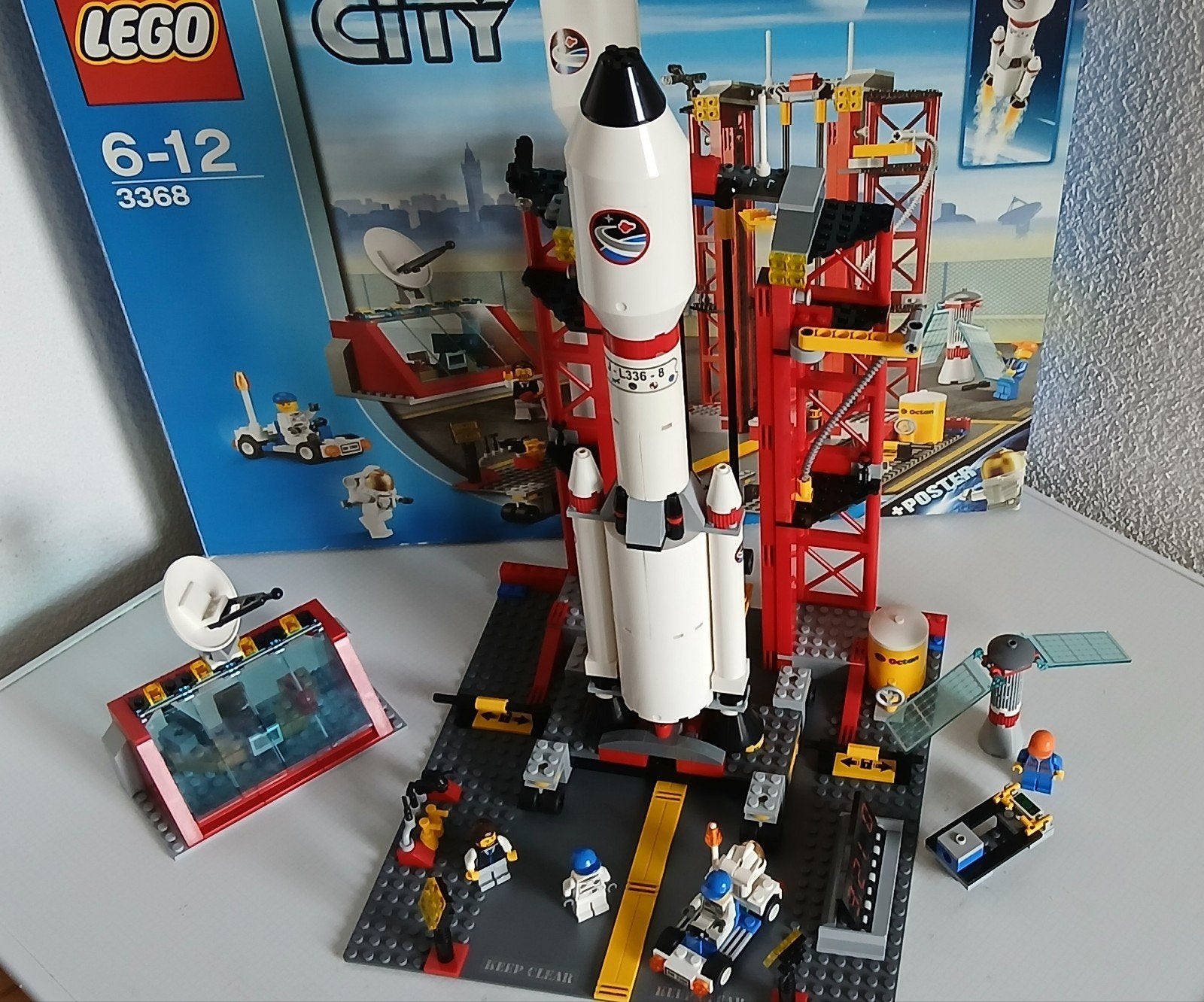 LEGO City Ruimtevaartcentrum 3368 - Compleet met doos, Ophalen of Verzenden, Zo goed als nieuw, Overige merken