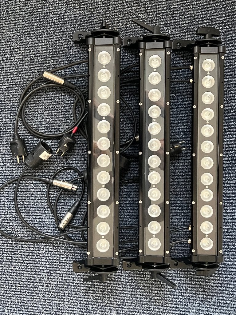 Showtec Cameleon Bar 12-3 set van 3 refurbished, Ophalen of Verzenden, Gebruikt, Licht