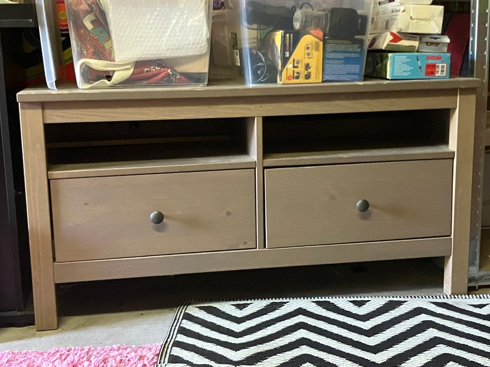 Hemnes tv meubel, Ophalen, Gebruikt, 100 tot 150 cm, Minder dan 100 cm