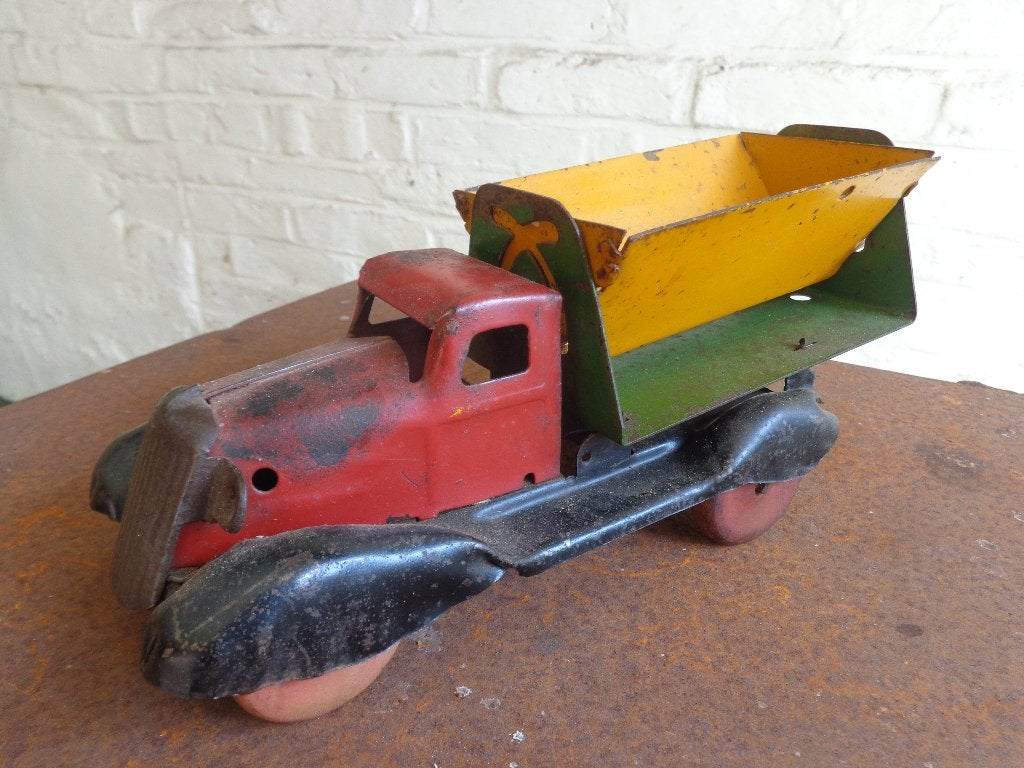 Marx side-dump truck Art Deco jaren '30, Verzenden