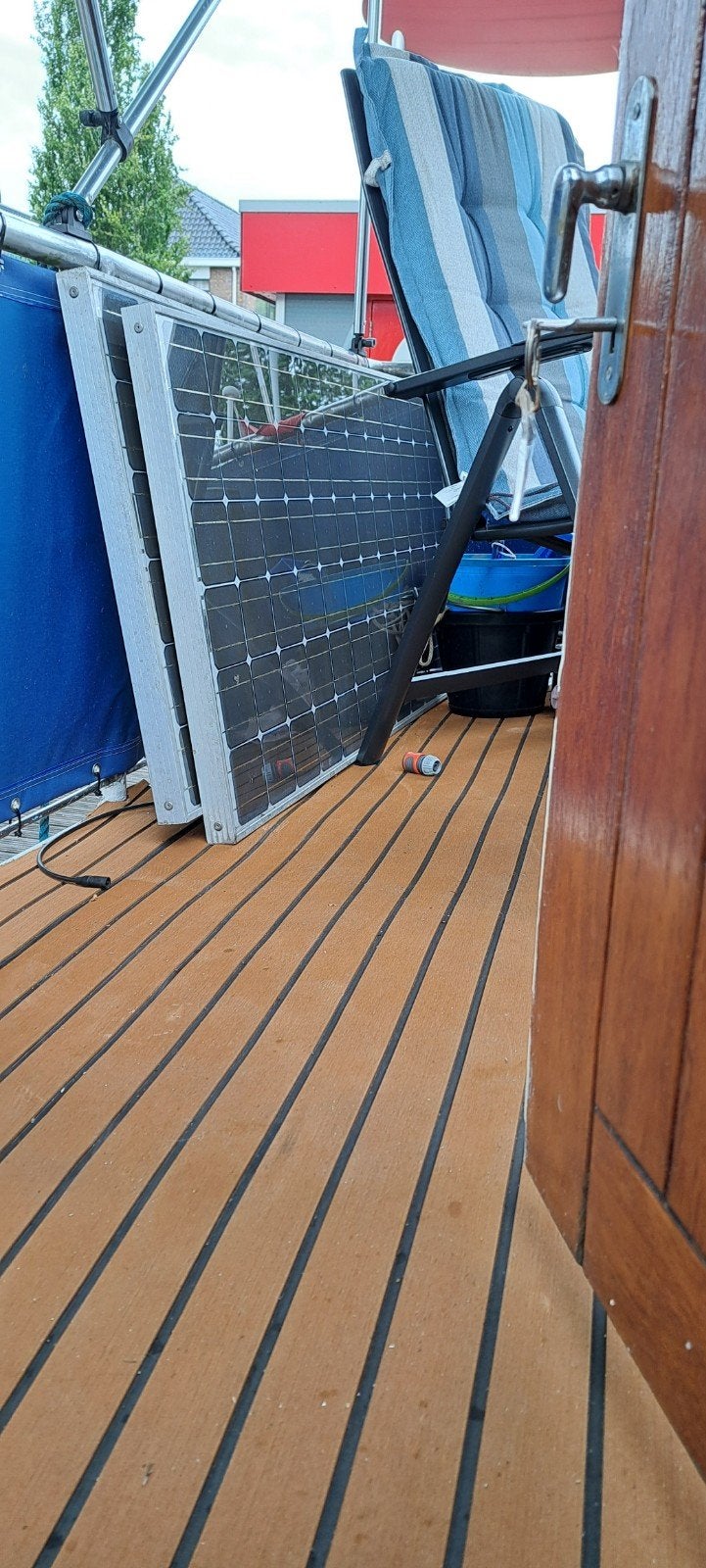 zonne colectoren  2 grote werkend te zien, Tuin en Terras, Ophalen, Overige materialen