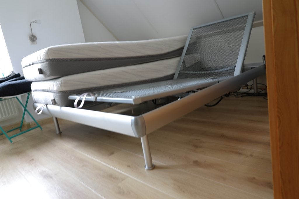 Auping bed elektrisch verstelbaar, Ophalen, Modern klassiek, Tweepersoons, 200 cm