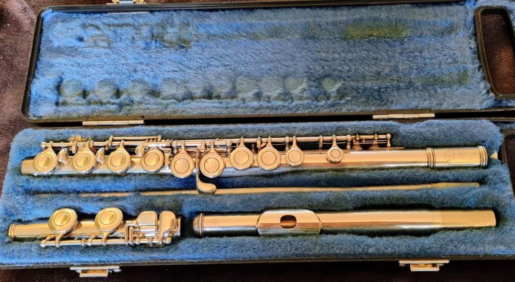 Dwarsfluit Yamaha YFL-215, Muziek en Instrumenten, Ophalen, Gebruikt