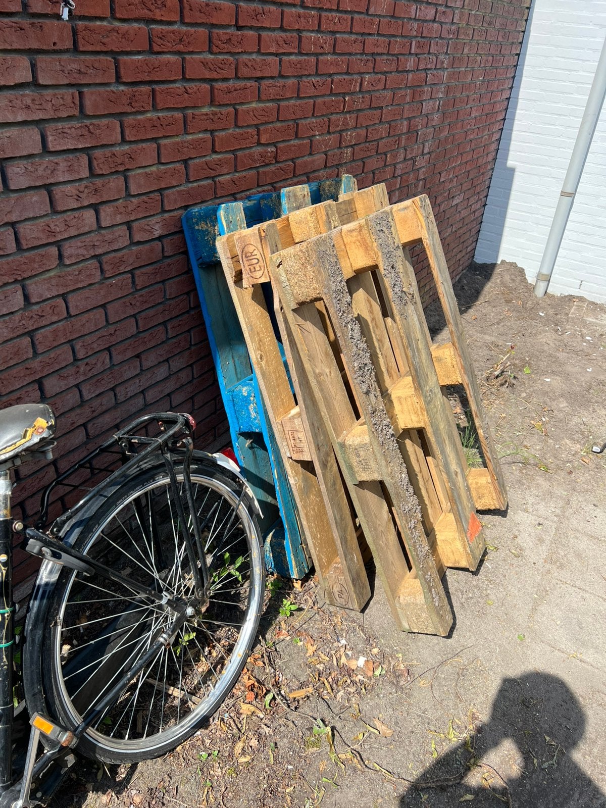 3st pallets EURO EPAL, Doe-het-zelf en Verbouw, Hout en Planken, Ophalen, Zo goed als nieuw