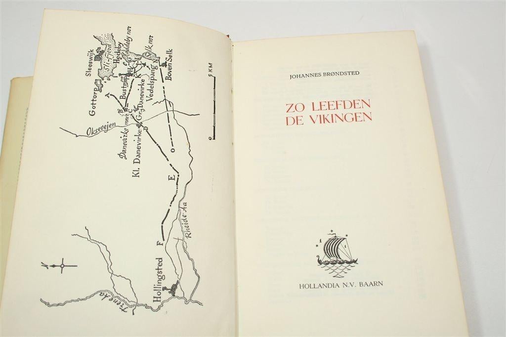 Zo Leefden de Vikingen — Brondsted, Vintage Boek 1962, Ophalen of Verzenden, Gelezen, Europa