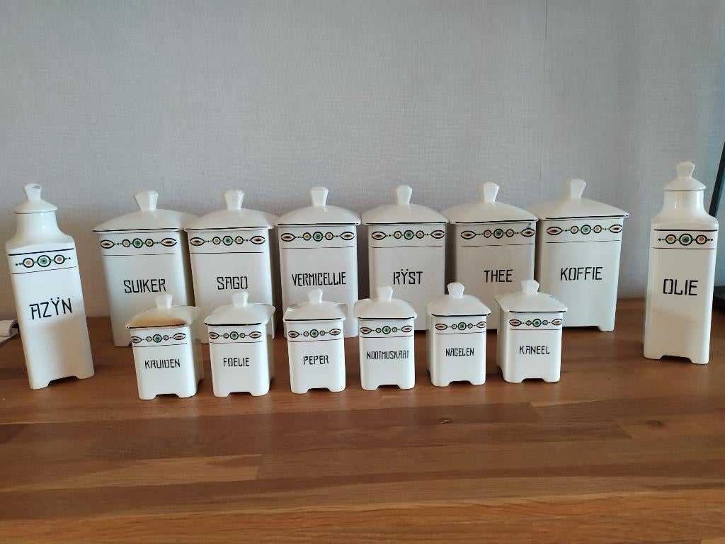 Kruidenpotten van Staffel, Antiek en Kunst, Ophalen