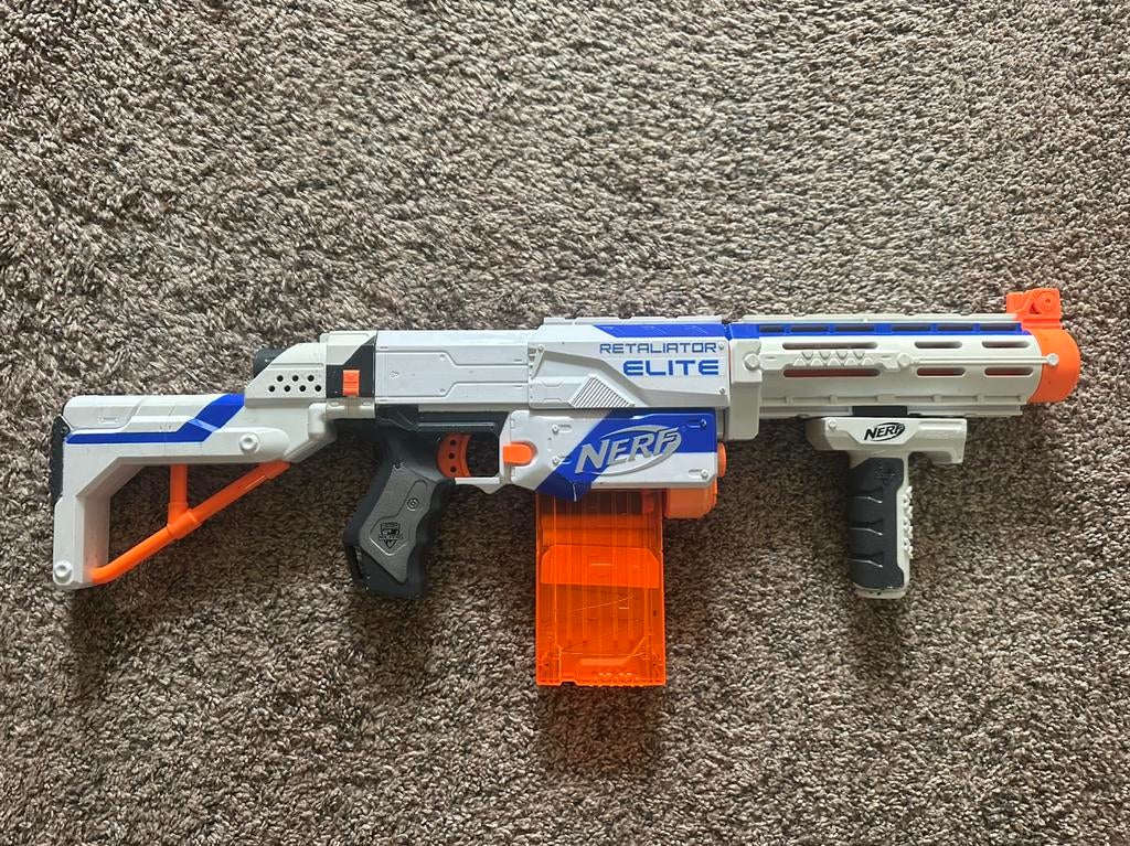 Nerf geweren, Ophalen, Gebruikt