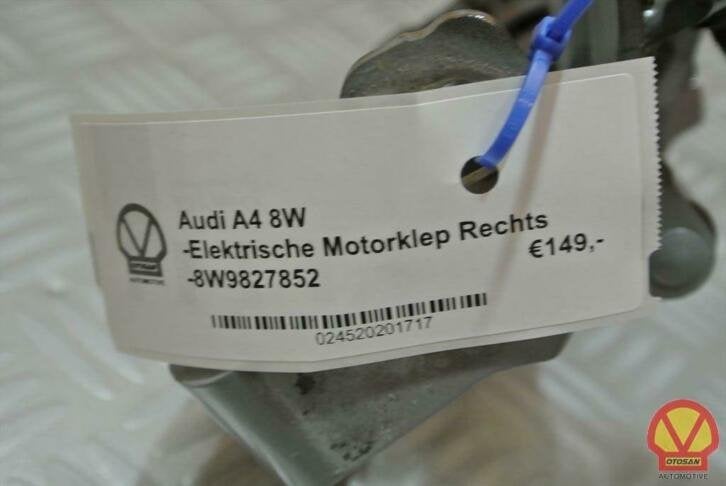 audi a4 8w elektrische motorklep links rechts 8w9827852, Gebruikt, AUDI AG, Auto-Union-Strasse 1
85045  Ingolstadt, DE, Kundenbetreuung@audi.de