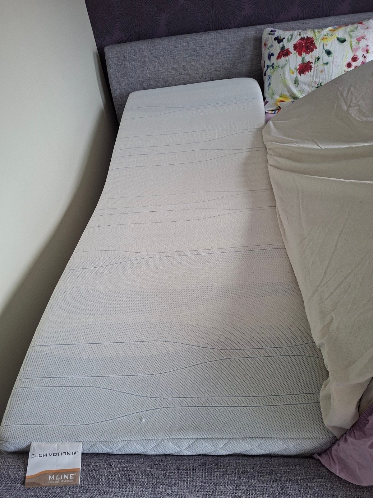 M-Line Slow Motion IV Matras - 80x200, Ophalen, Gebruikt, Eenpersoons, 80 cm