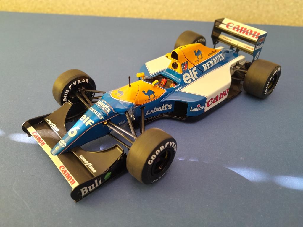 1:18 Exoto GPC97110 Williams FW14B #6, Patrese 1992, Hobby en Vrije tijd, Modelauto's | 1:18, Ophalen of Verzenden, Nieuw, Auto