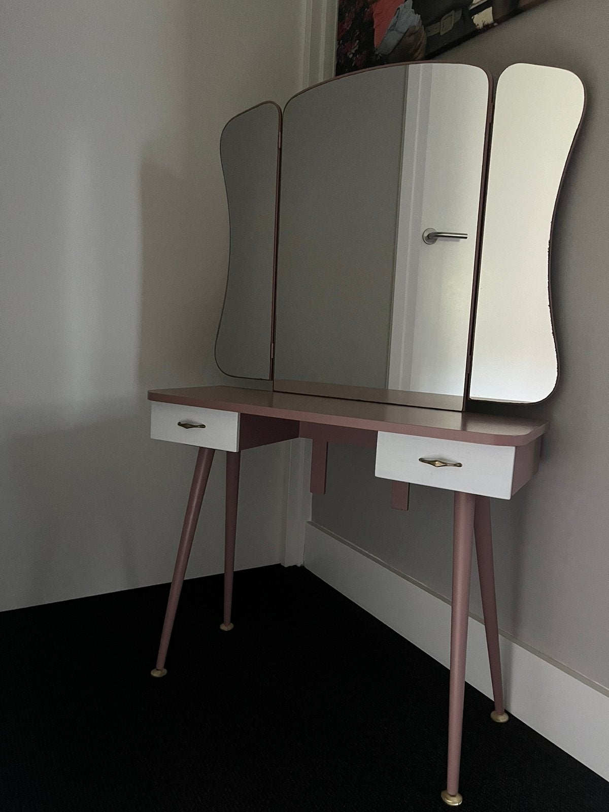 Kaptafel voor kleine meisjes - oud roze, Ophalen, Gebruikt, 100 tot 150 cm, 50 tot 100 cm