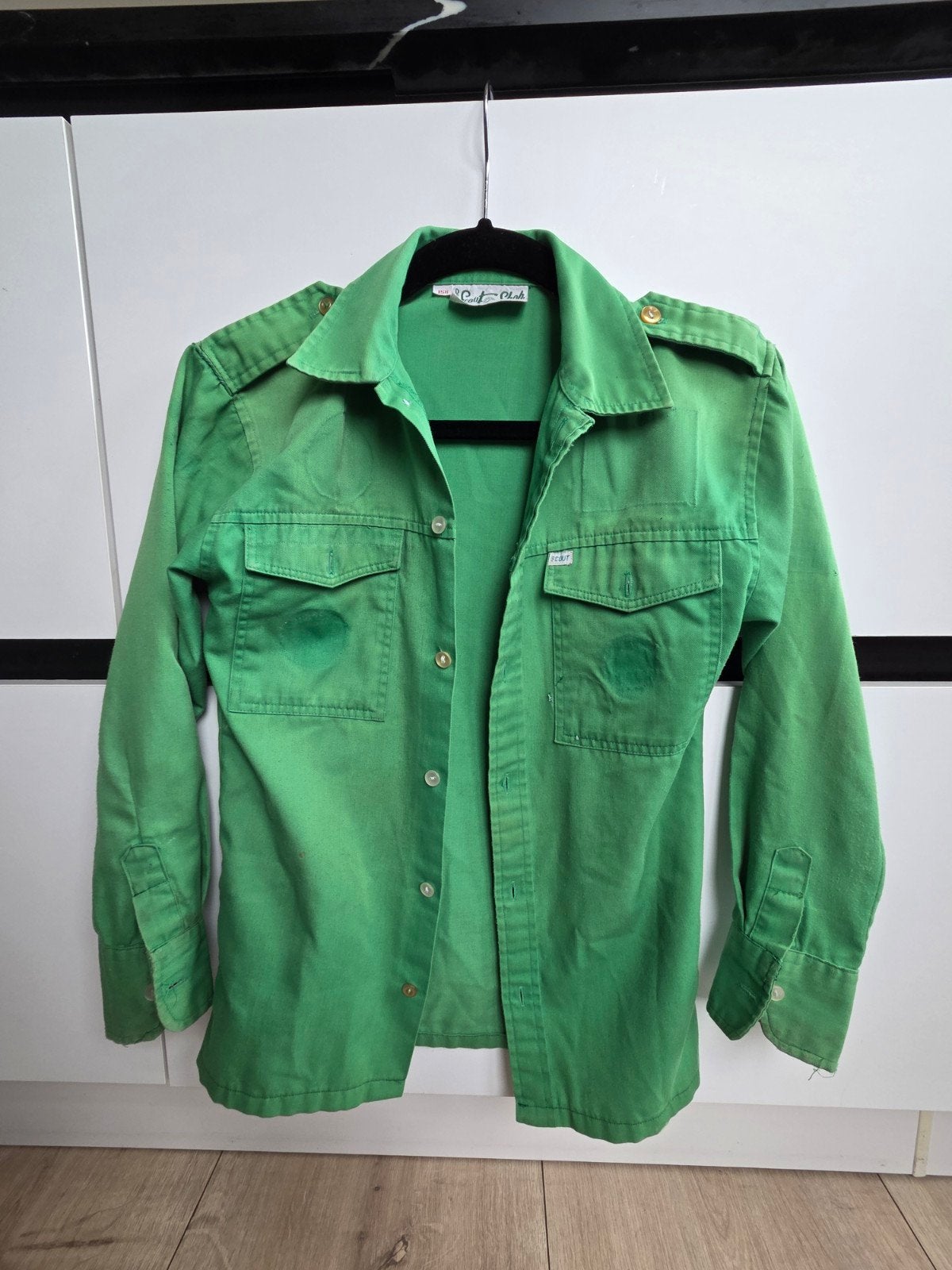Groene Scouting Welpen blouse - Maat 158, Ophalen of Verzenden, Gebruikt