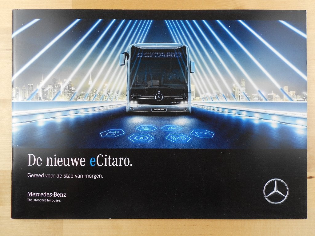 Mercedes eCitaro Bus Brochure 2018 Stadsbus Citaro, Zo goed als nieuw, Mercedes-Benz, Mercedes, Ophalen of Verzenden